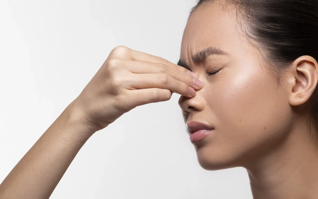 Rhinoplastie post-traumatique sur fracture du nez